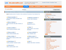 Tablet Screenshot of link.alternatifim.com